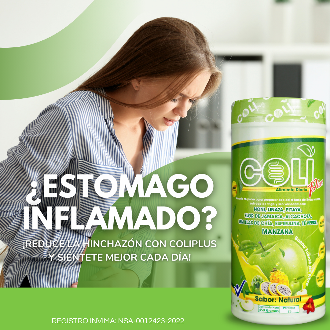 FIBRA COLIPLUS 💚 Limpia tu Cuerpo, Desinflama Abdomen, Mejora Digestión - ¡EBook Exclusivo de Regalo! 📖 70% DESQ SEGUNDA UNIDAD👇