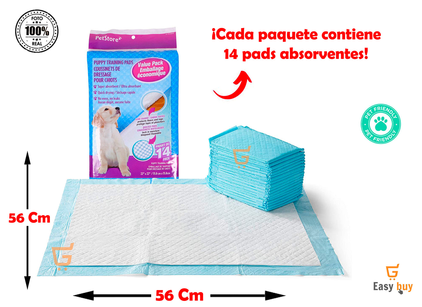 Tapete reutilizables Para Cachorro Inoloro Grande