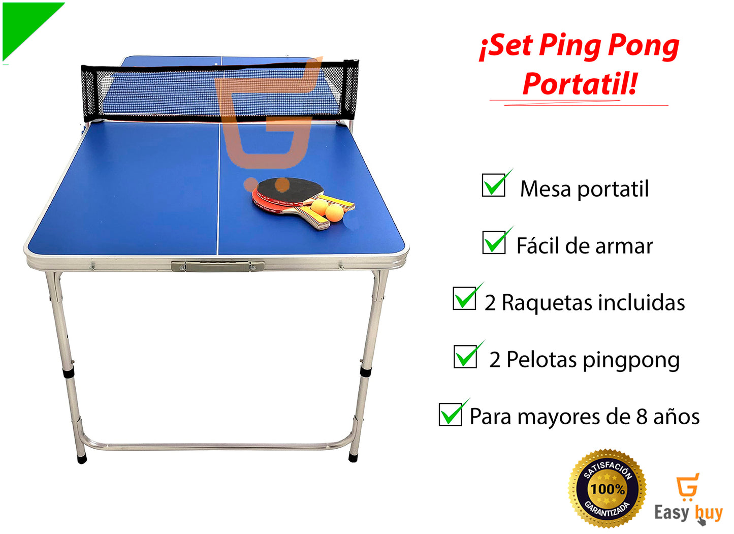🏓Set De Tenis De Mesa Portatil Para Sala De Juegos🕹️