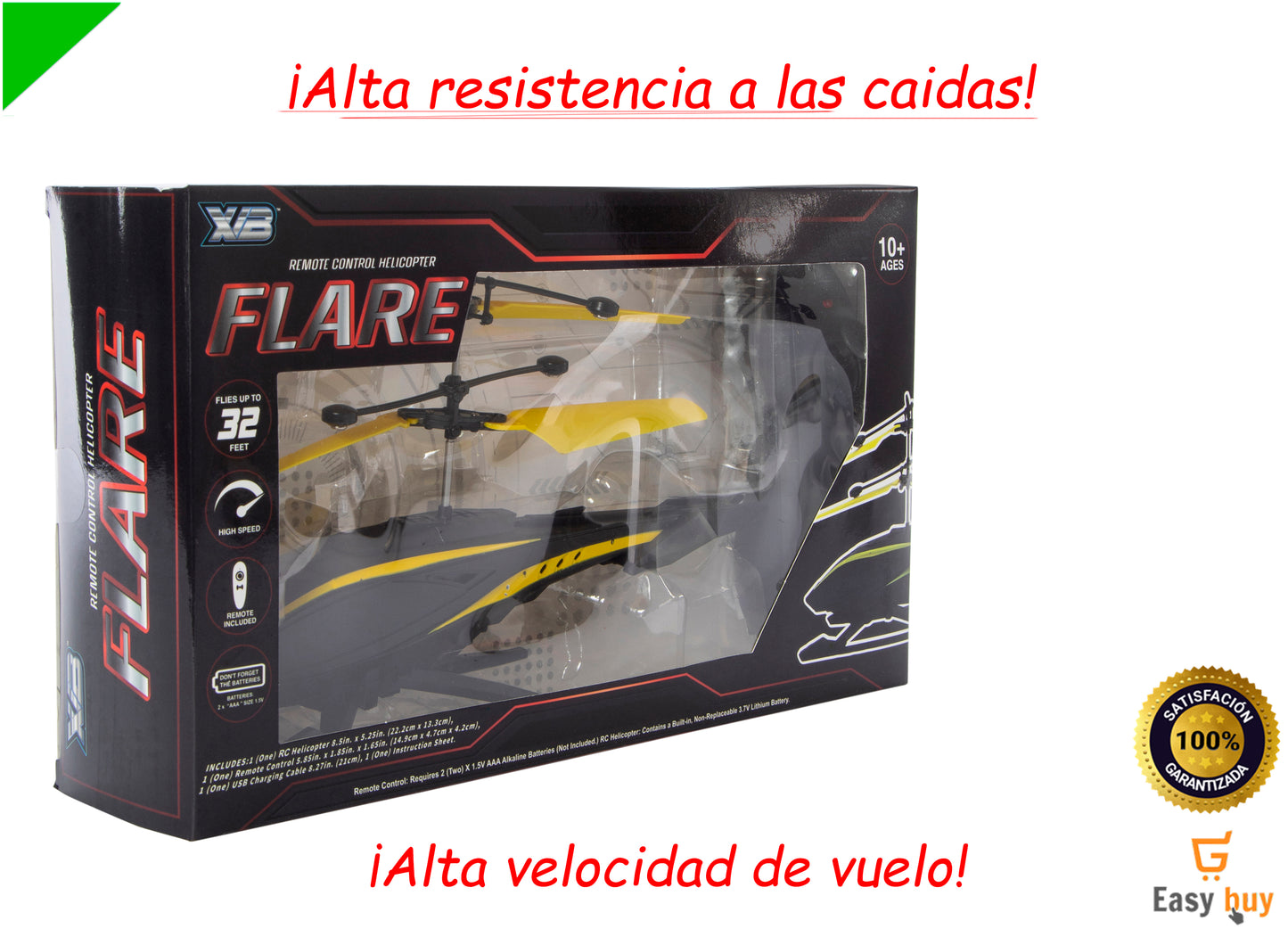 🚁 Helicóptero De Juguete Ligero For Niños Voladores En Color Negro🔥🔥