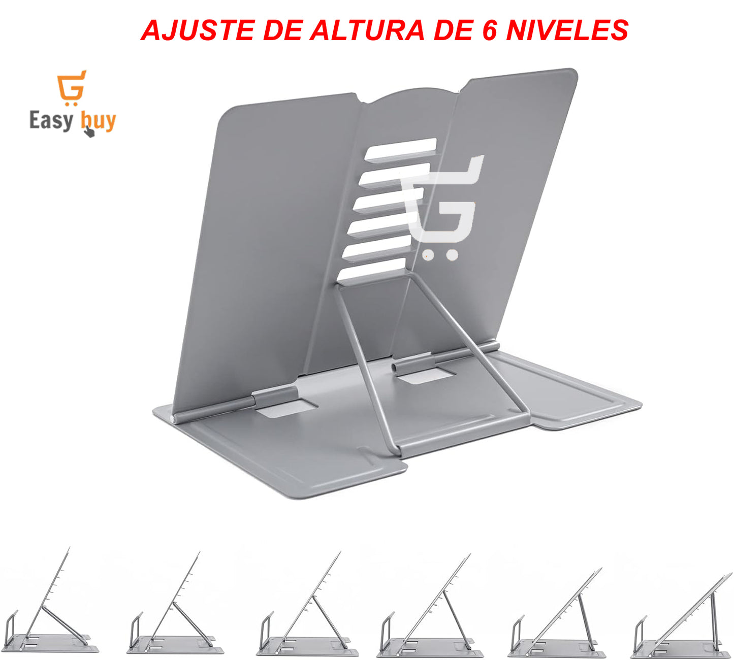 📖Transforma tu Lectura con el Soporte Ergonómico Ajustable 🧠¡Materiales de Alta Resistencia!