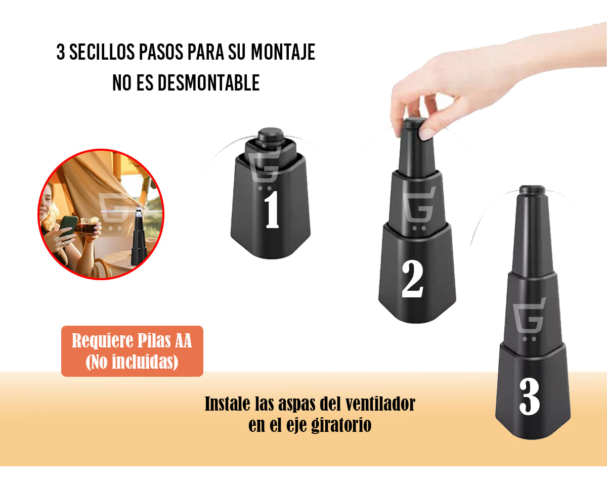 VENTILADOR REPELENTE: Protege tu Comida y tu Tranquilidad 🦟✨ ¡PRECIO DE REMATE HOY!