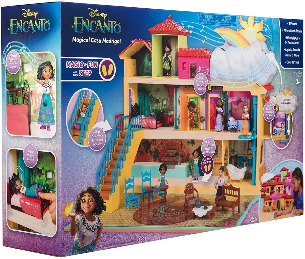 🏠 Disney Encanto Magical Madrigal House Playset With Mirabel 👑✅✅