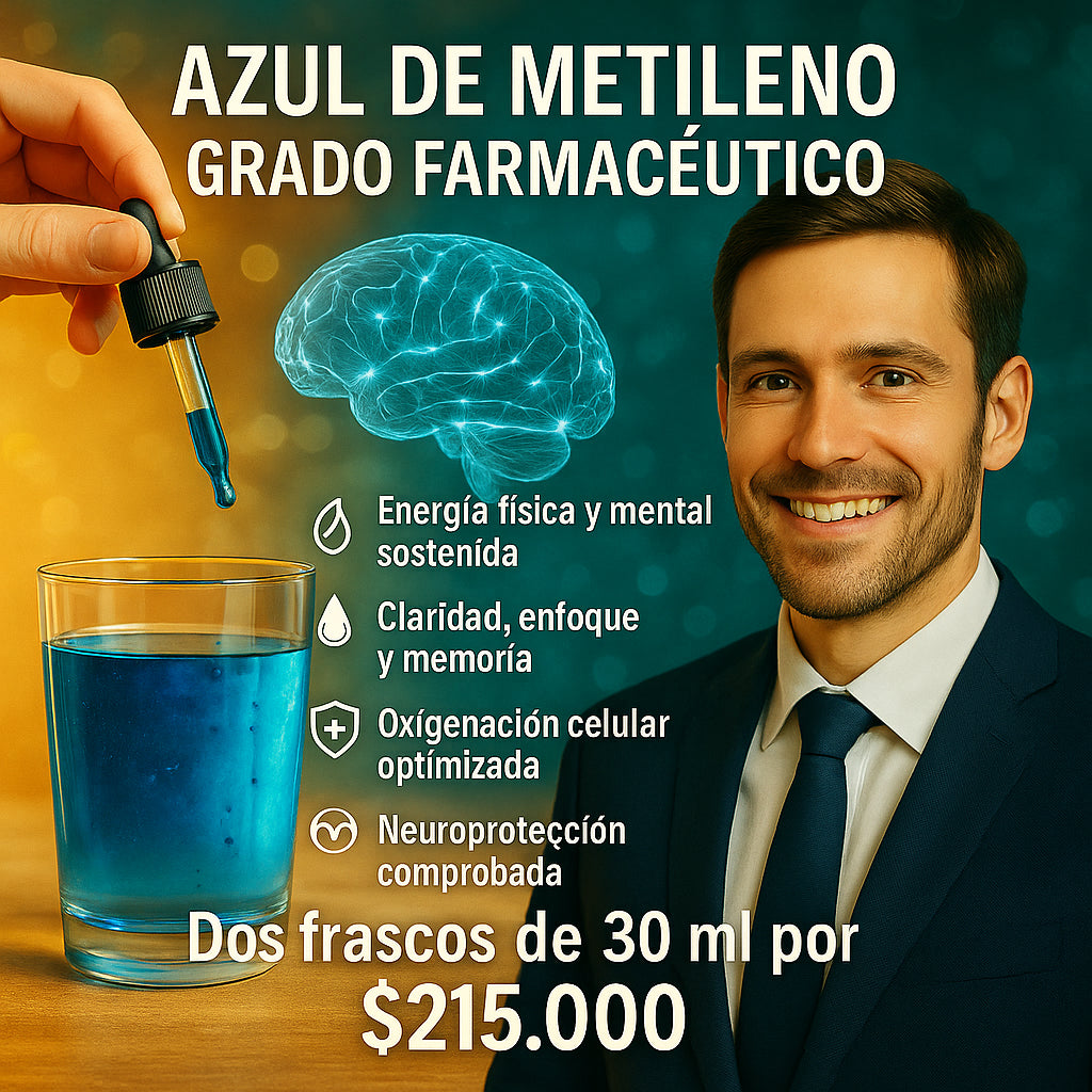 AZUL DE METILENO 💙 Activa tu mente y tu cuerpo al máximo — PAGA 1️⃣ LLEVA 2️⃣👇