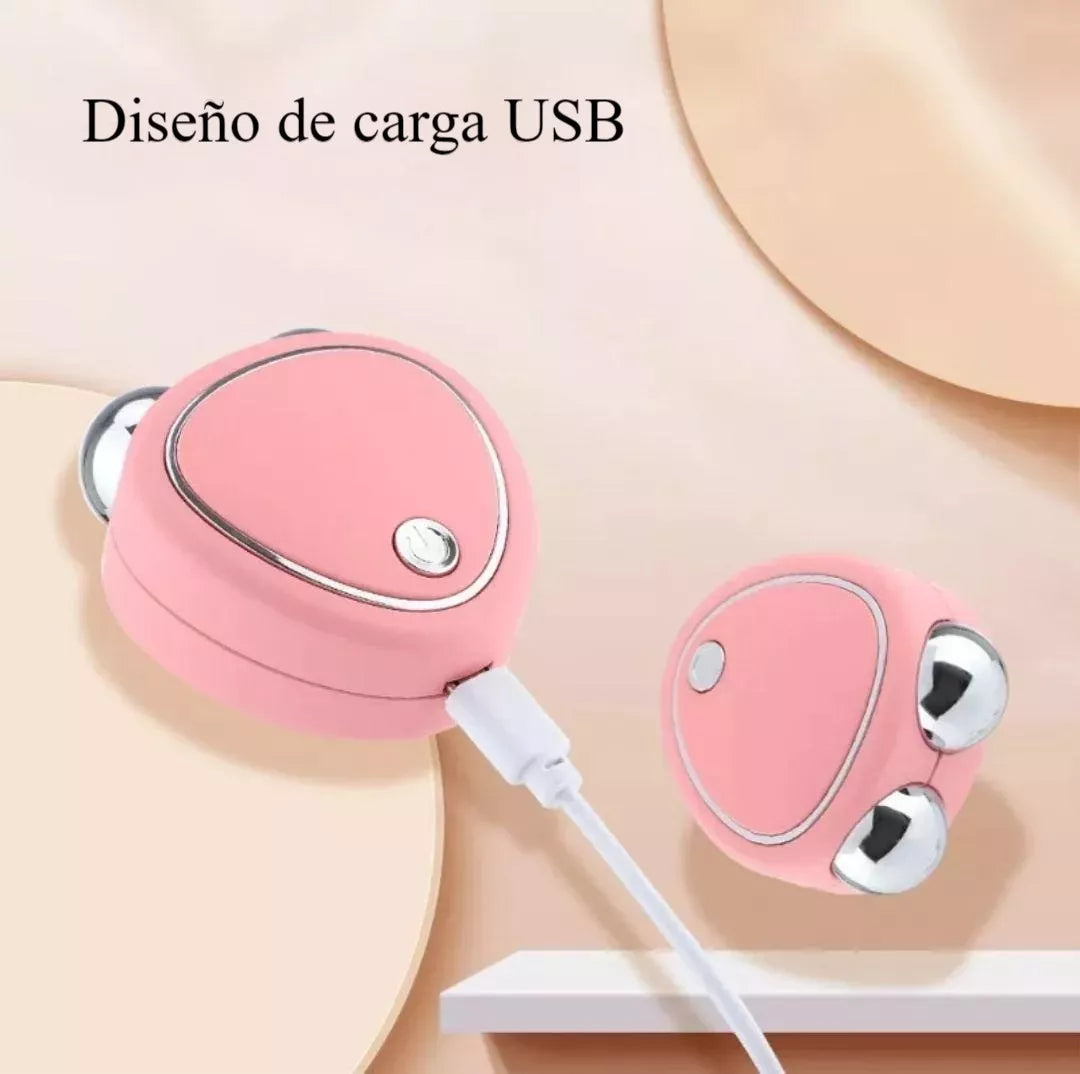 MASAJEADOR FACIAL CON MICROCORRIENTE – Rejuvenece tu Piel en 5 Minutos 💆‍♀️✨