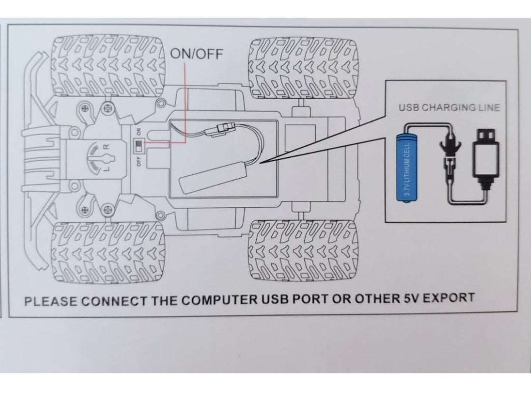 🏎️Carro 4x4 Control Remoto Estilo Graffiti Con Luces Frontales❤️‍🔥