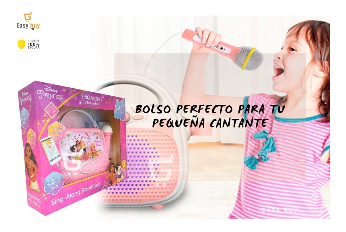 🎶Parlante Musical Mp3 Bolso Portatil Juego Para Niñas Karaoke👑