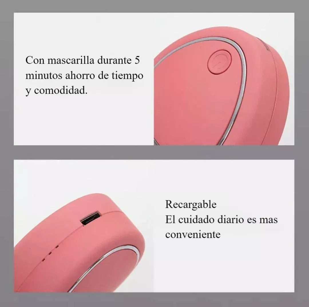 MASAJEADOR FACIAL CON MICROCORRIENTE – Rejuvenece tu Piel en 5 Minutos 💆‍♀️✨