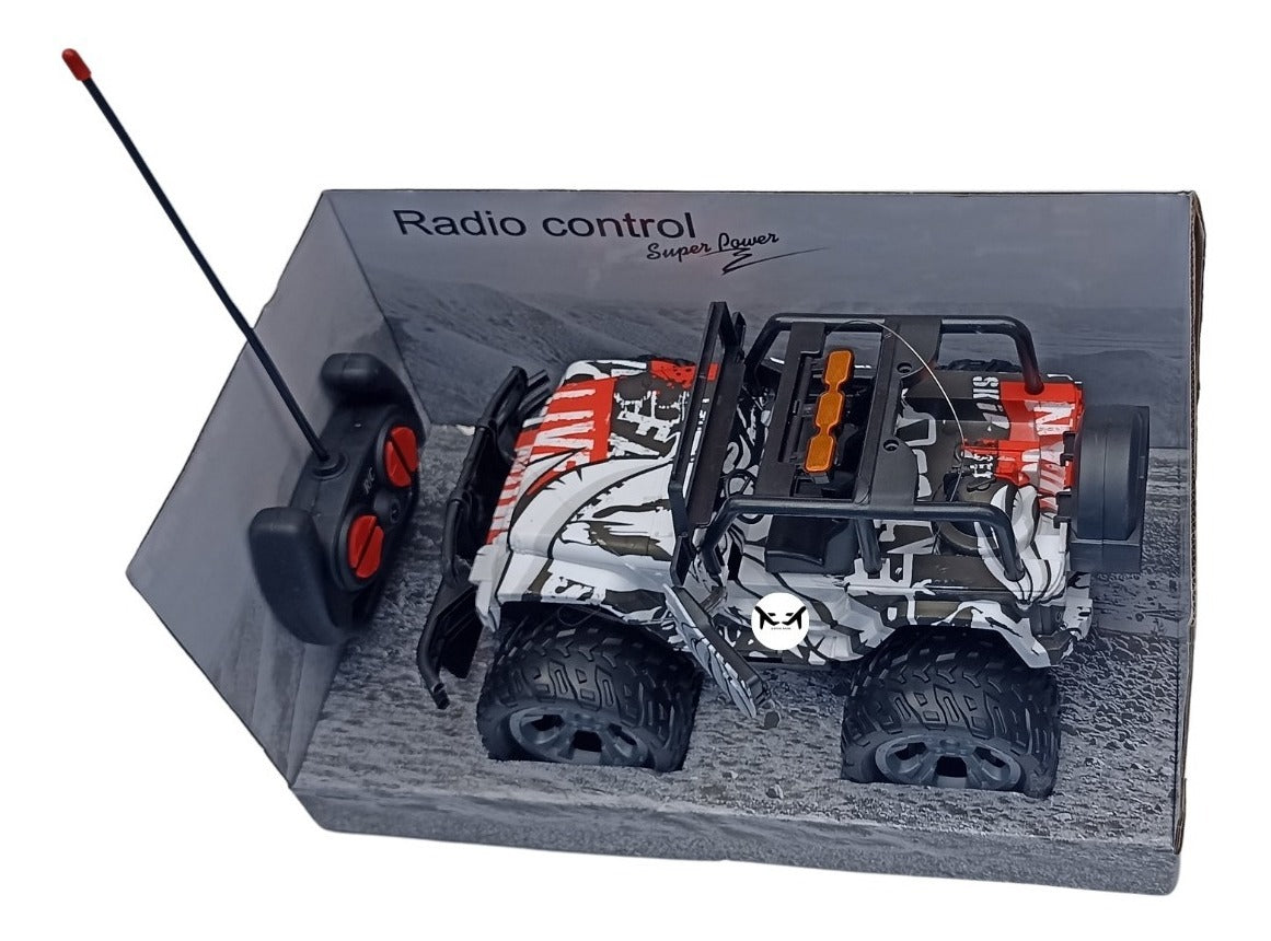 🏎️Carro 4x4 Control Remoto Estilo Graffiti Con Luces Frontales❤️‍🔥