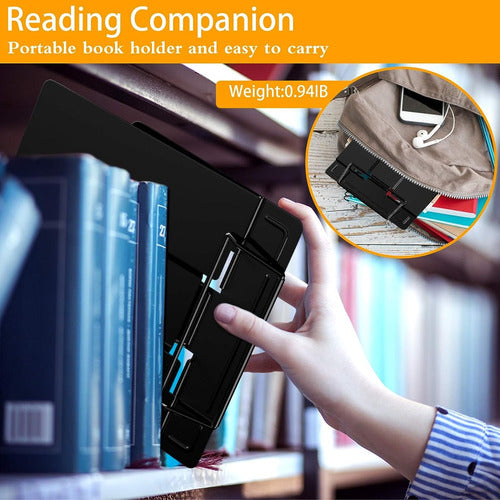 📖Transforma tu Lectura con el Soporte Ergonómico Ajustable 🧠¡Materiales de Alta Resistencia!