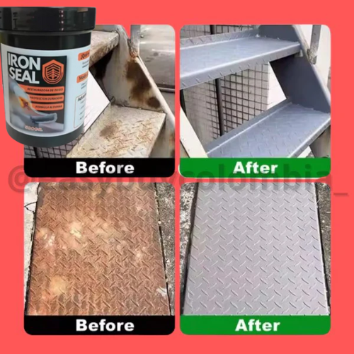 IRON SEAL: Pintura Anticorrosiva que Sella y Protege el Metal Oxidado + Brocha de Regalo 🖌️
