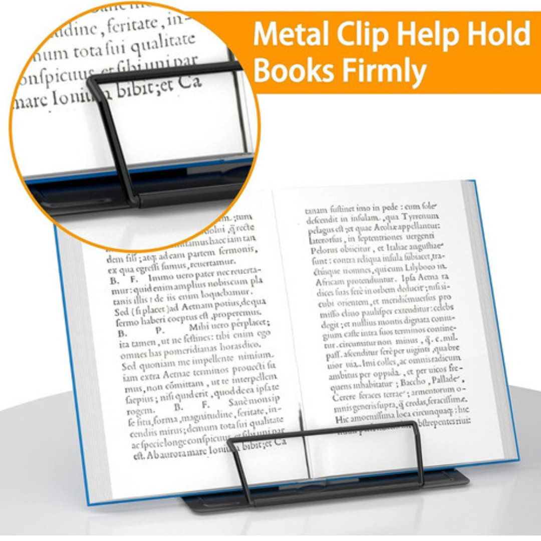 📖Transforma tu Lectura con el Soporte Ergonómico Ajustable 🧠¡Materiales de Alta Resistencia!