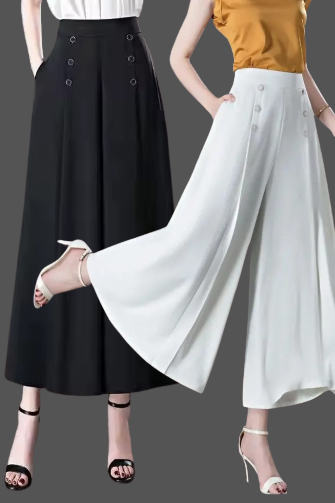 💎 PANTALÓN 2 EN 1: La versatilidad de un pantalón con la elegancia de una falda💎👜😍