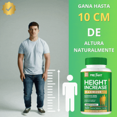 Aumenta esos 10 CM que tanto sueñas⏫