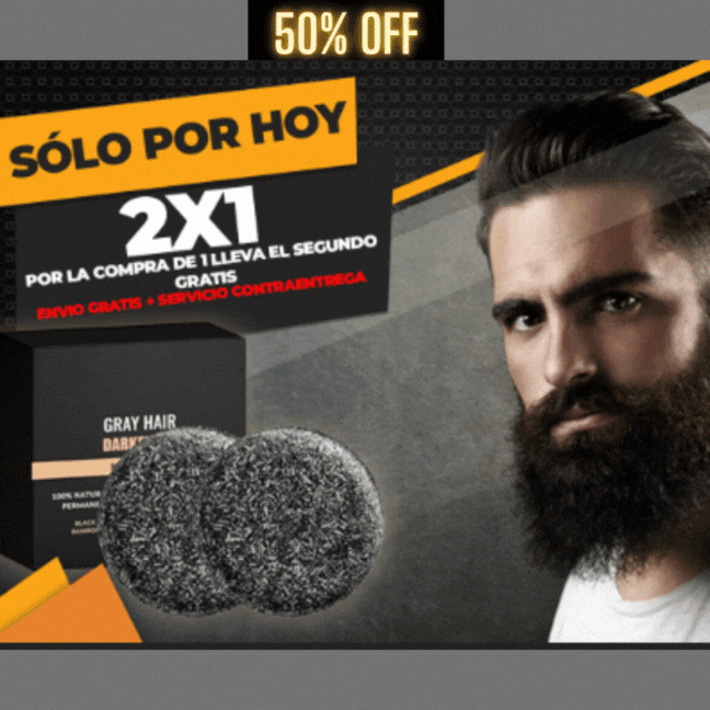 JABÓN ANTICANAS NATURAL - Restaura el Color de tu Cabello ¡Paga 1 y Lleva 2!