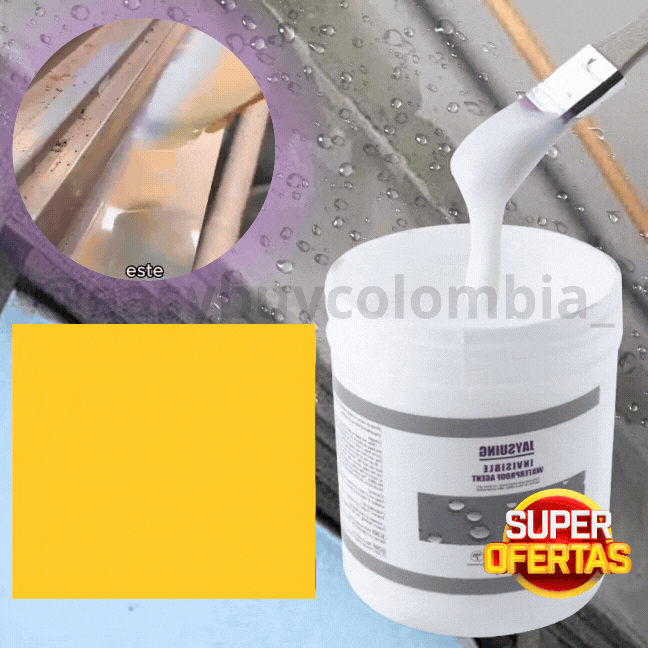 IMPERMEABILIZANTE INVISIBLE 10 AÑOS: Protege Tu Hogar Contra la Humedad y el Agua🏠💧PAGA 500g LLEVA 👀 1 Kilo👇