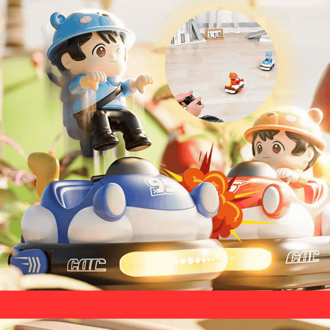 🎮JUEGO PARA DOS: Carritos Chocones Con Luces Y Sonido🚘🎶 - Oferta de Navidad🎄