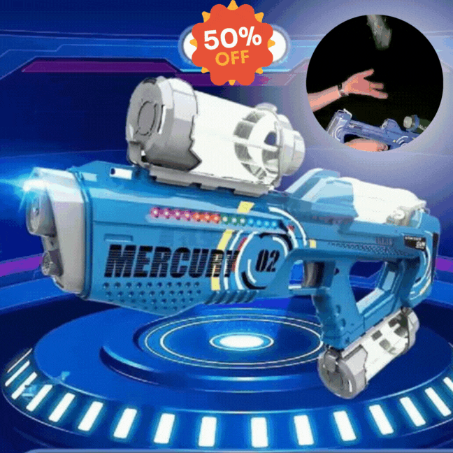 🔫✨ Lanzador de Agua Eléctrico con Luces y Sonido - Diversión Garantizada 🌊 ¡SOLO POR HOY 50% DESCUENTO!🔥