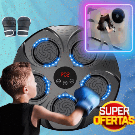 TABLA DE BOXEO PUSH MUSICAL- Diversión, Ritmo y Entrenamiento en Uno 🥊🎵