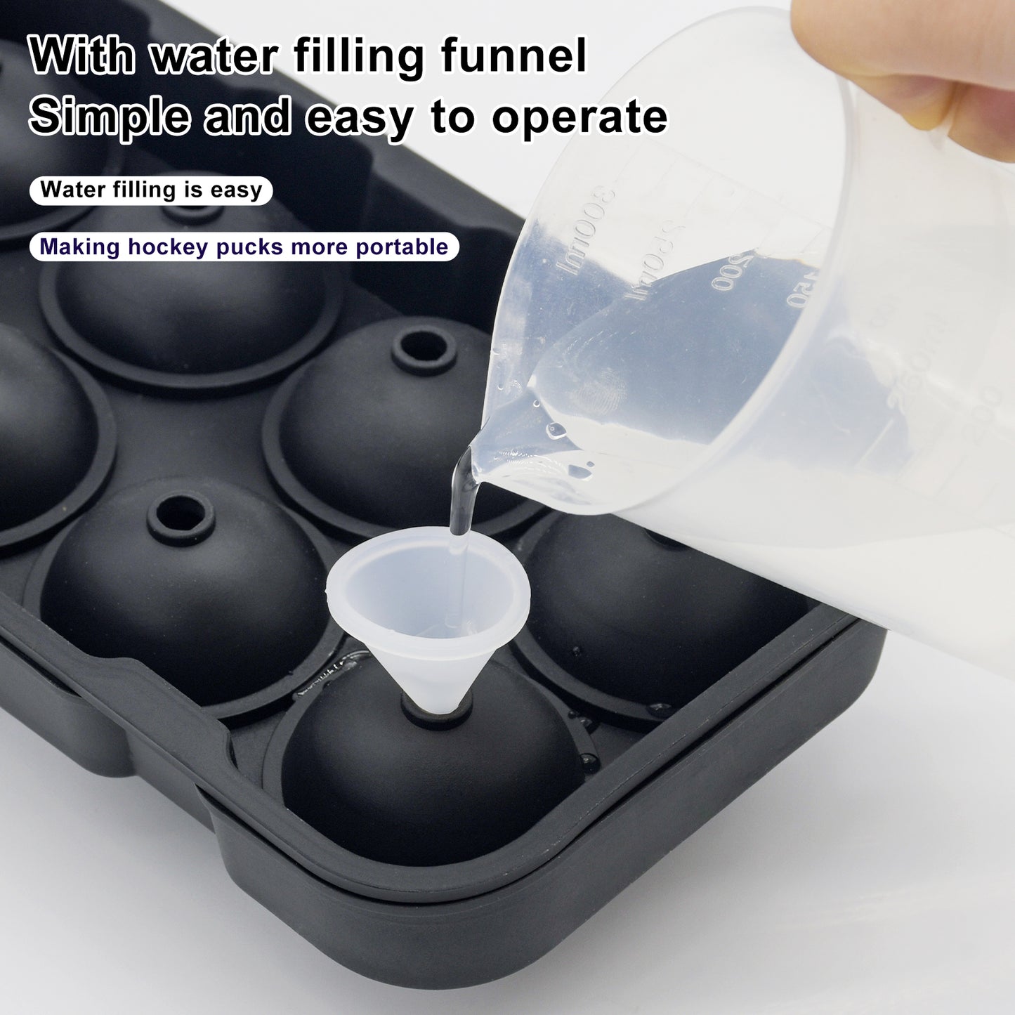 MOLDE PARA HIELOS DECORATIVOS DE 8 ESFERAS 🍹¡PAGA 1 LLEVA 2 SOLO POR HOY!👇