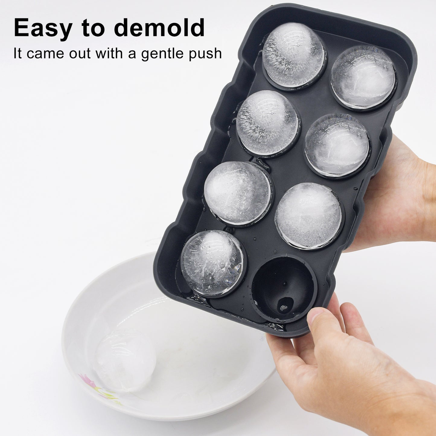 MOLDE PARA HIELOS DECORATIVOS DE 8 ESFERAS 🍹¡PAGA 1 LLEVA 2 SOLO POR HOY!👇