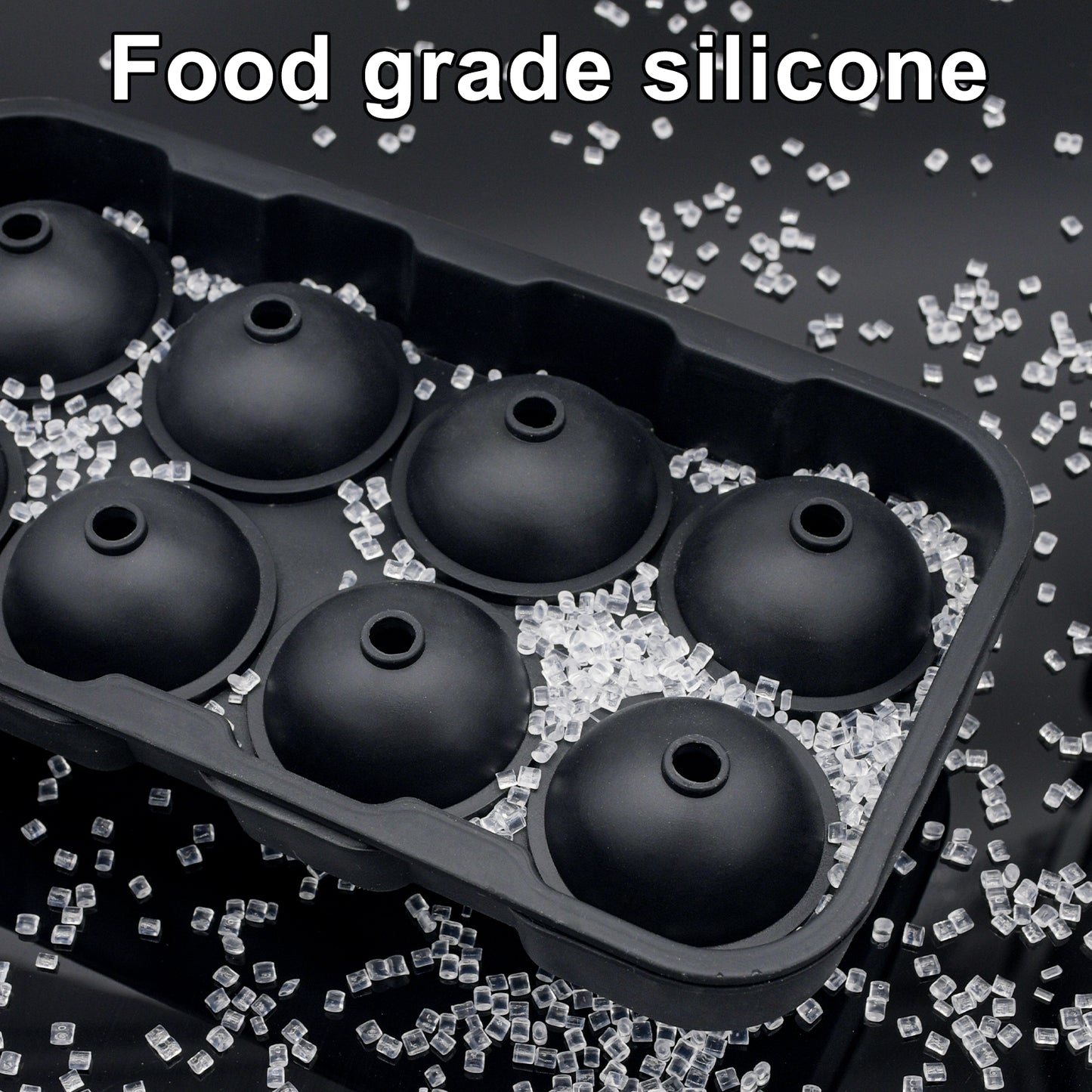 MOLDE PARA HIELOS DECORATIVOS DE 8 ESFERAS 🍹¡PAGA 1 LLEVA 2 SOLO POR HOY!👇