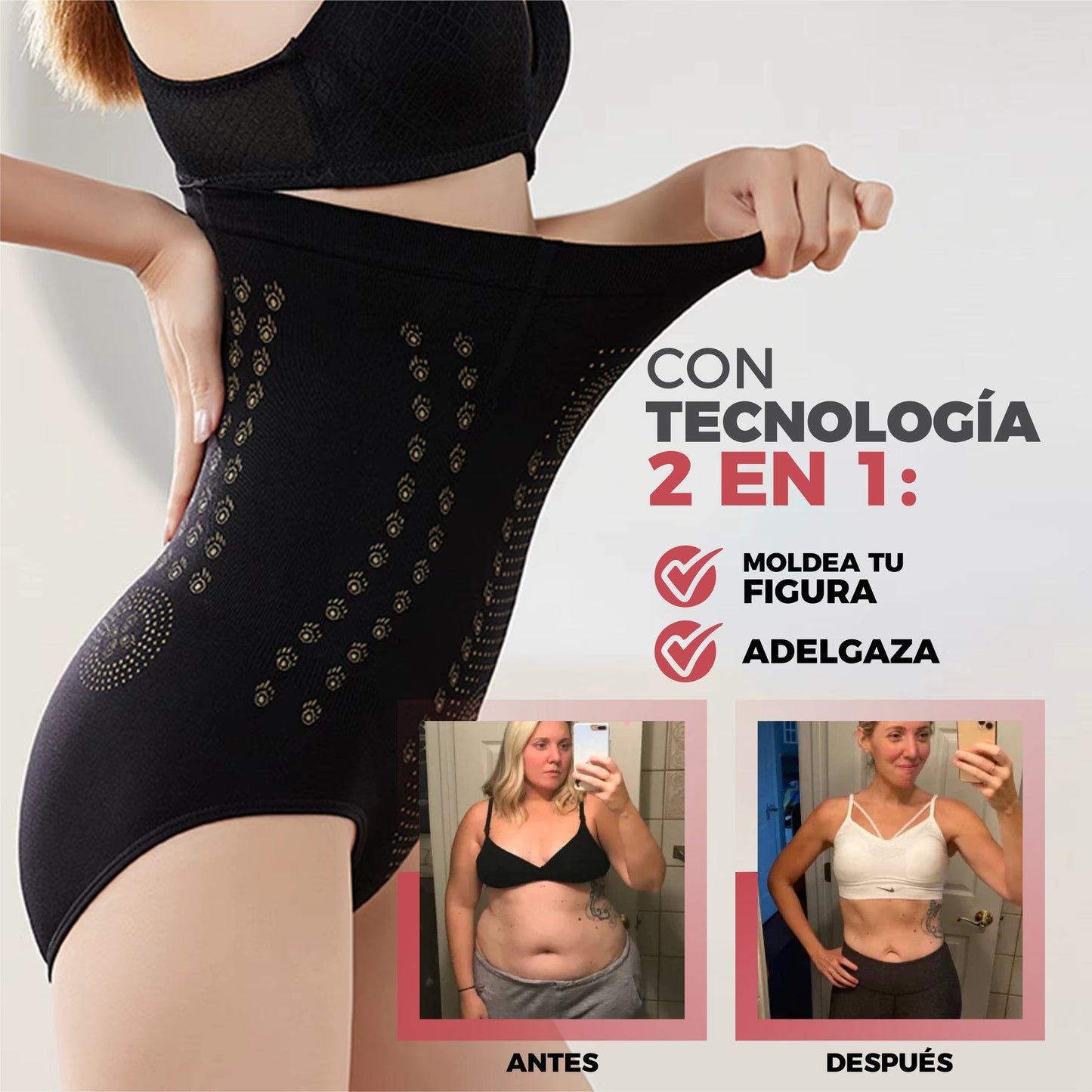 FAJA IONES - Moldea tu Figura con Comodidad y Tecnología Avanzada 🌟¡PAGA 1️⃣ LLEVA 2️⃣ SOLO HOY!🕑