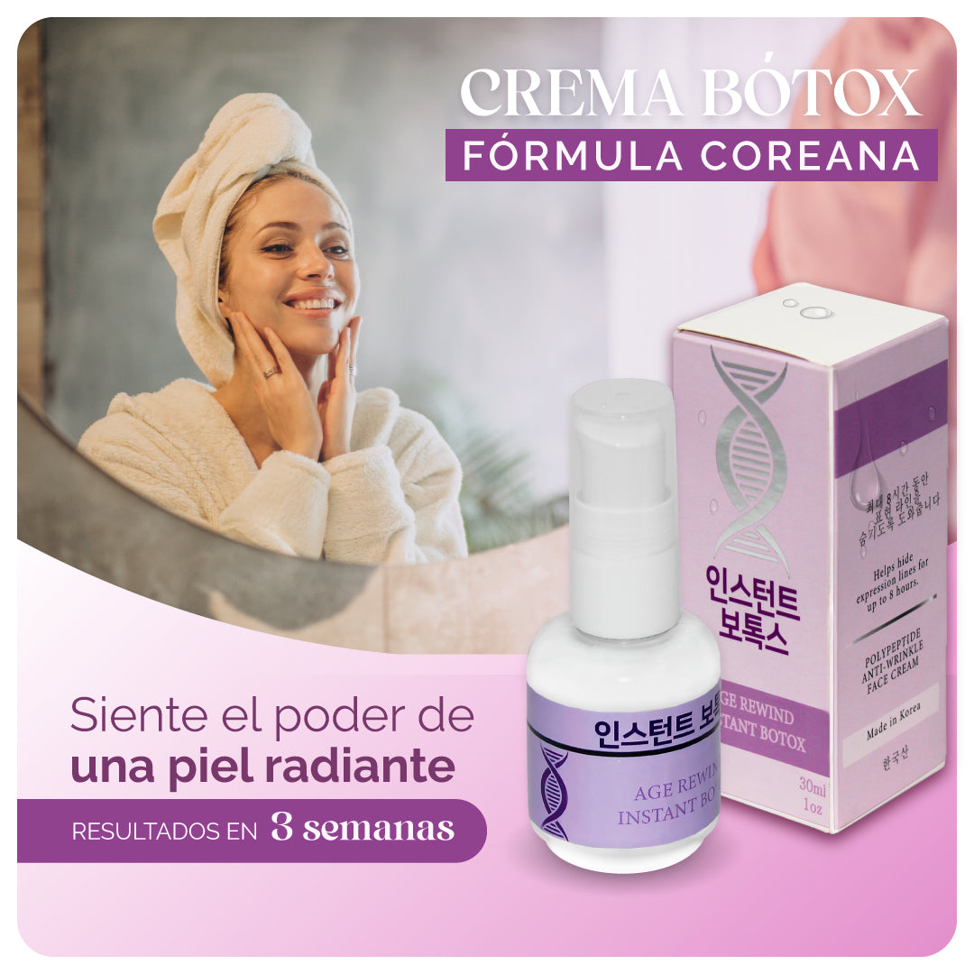CREMA BOTOX COREANA 🌟 Descubre el Secreto Coreano para una Piel Joven y Radiante 🌟