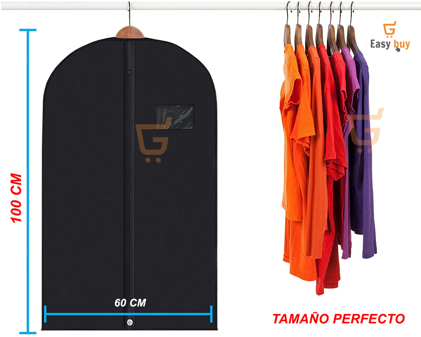 Protege tu Ropa en Cualquier Circunstancia – Cubre Trajes Impermeable con Protección UV. ¡Envío Gratis!