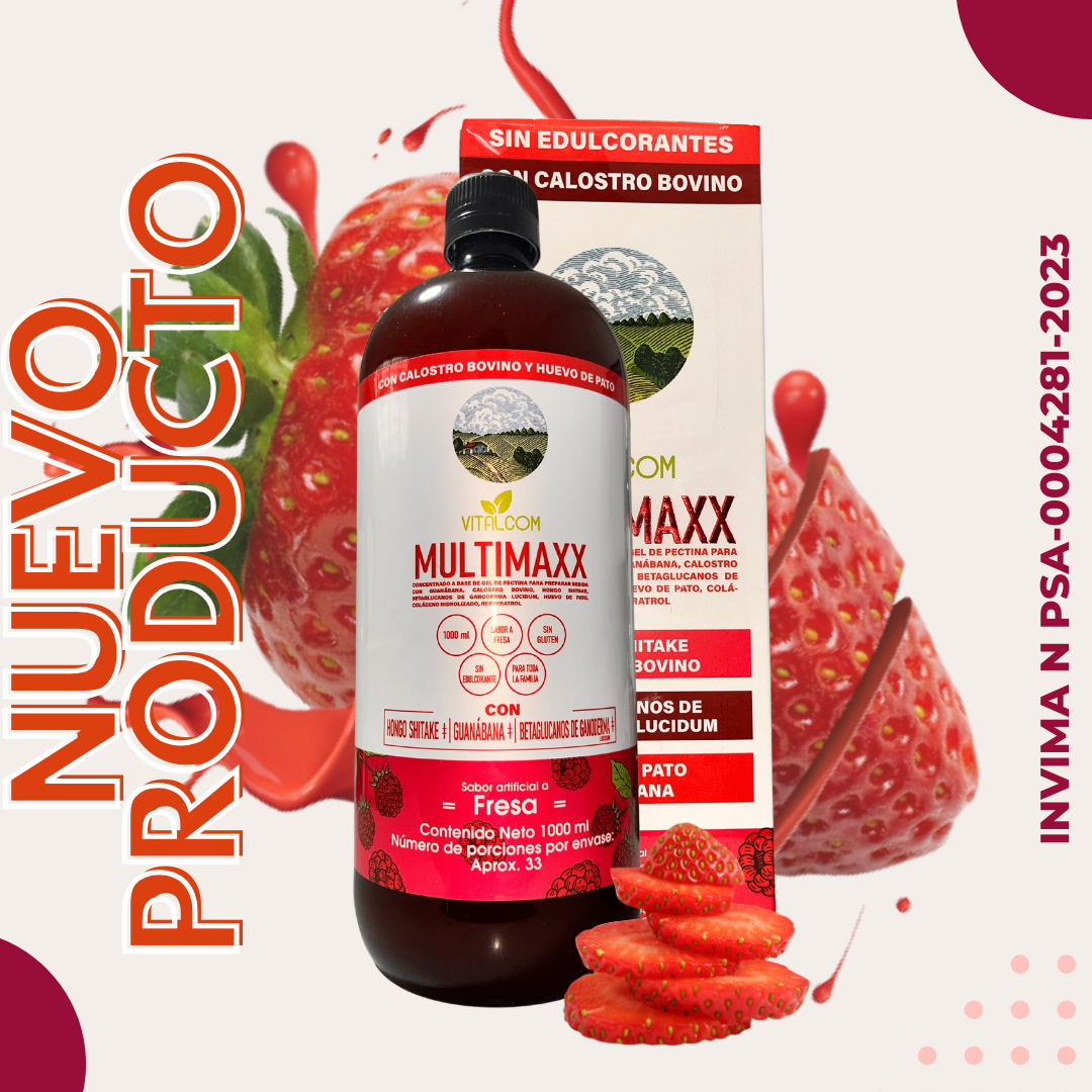 🍓 MULTIMAXX FRESA – Belleza y bienestar con sabor irresistible 🍓