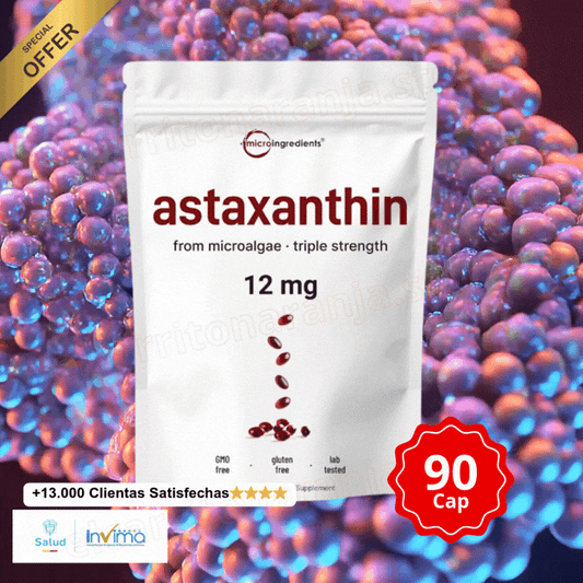 ASTAXANTINA - EL REY DE LOS ANTIOXIDANTES🔴 6,000 veces más potente que la Vitamina C 🍊