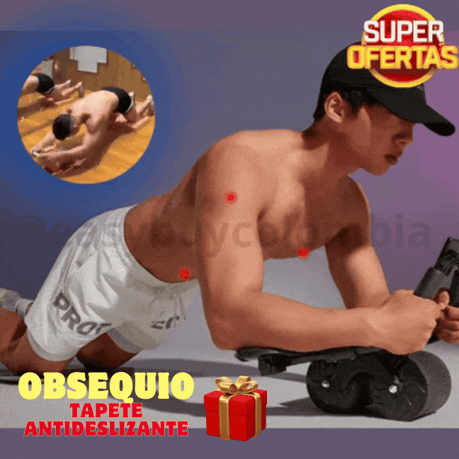 RUEDA ABDOMINAL: Esculpe Tu Abdomen en Tiempo Récord con el Rodillo Abdominal🔥GRATIS OBSEQUIO🎁