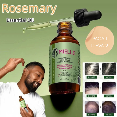 Mielle Organics 🌿Aceite de Romero & Menta! PAGA 1️⃣ LLEVA 2️⃣ SOLO POR HOY👀👇