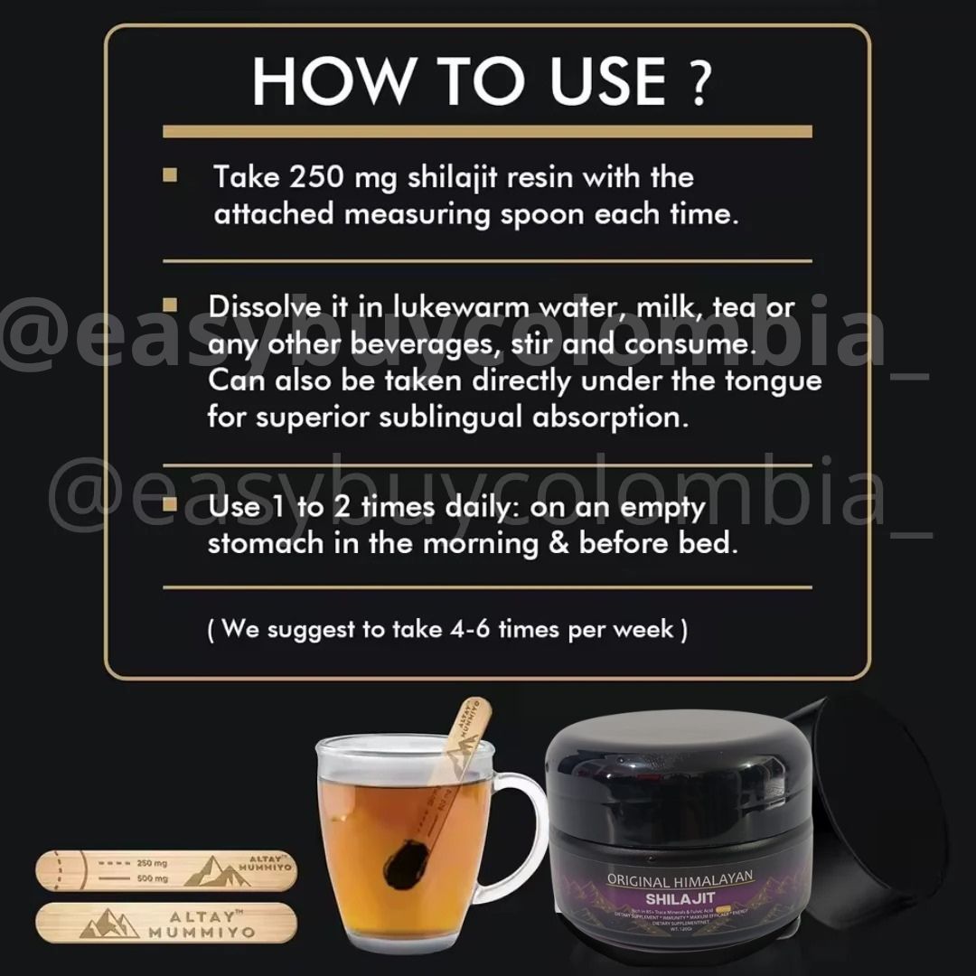 ⚡SHILAJIT HIMALAYAN ORIGINAL ADVANCE 🏆 EL COMBUSTIBLE SECRETO DE LOS TITANES - 120g DE PODER🏆