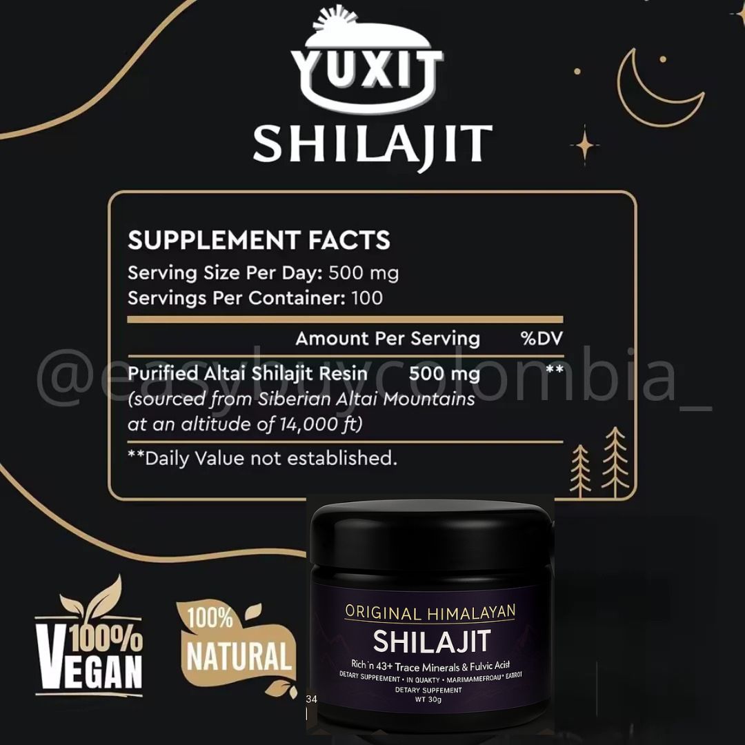 ⚡SHILAJIT HIMALAYAN ORIGINAL ADVANCE 🏆 EL COMBUSTIBLE SECRETO DE LOS TITANES - 120g DE PODER🏆