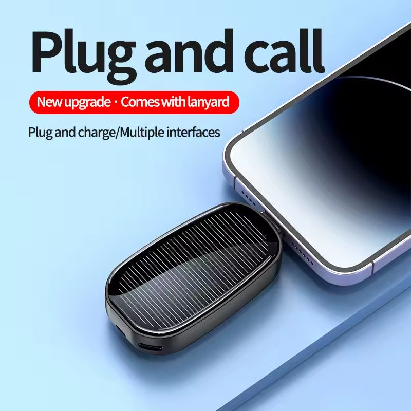 SOLARKEY™ - ⚡ Mini Power Bank Solar – Carga portátil sin pagar más electricidad - Tipo C