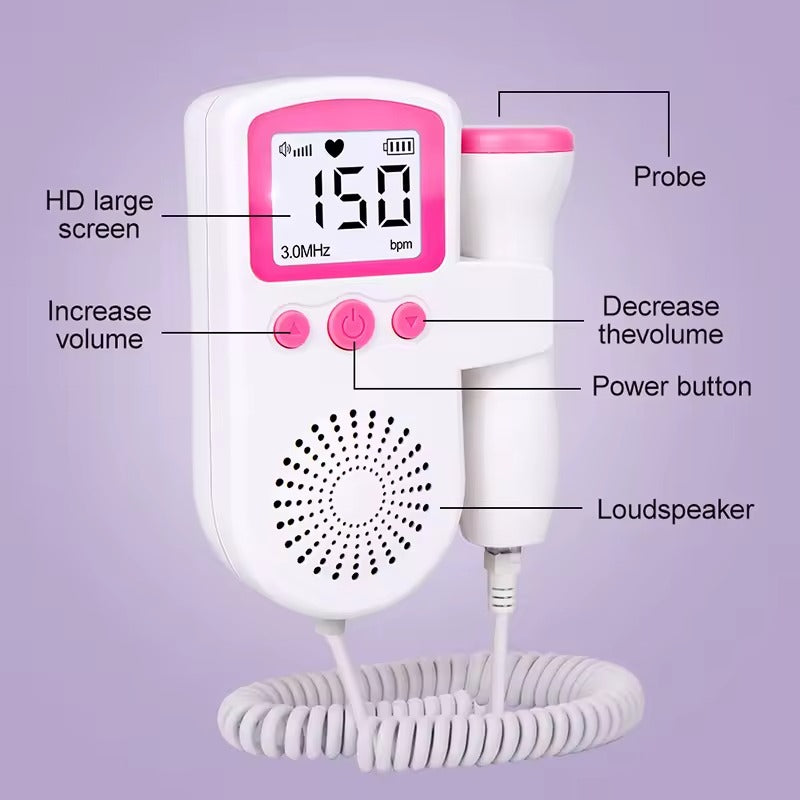 FETAL DOPPLER™ ❤️ Sonidos del Corazón – El Diario Sonoro de tu Bebé