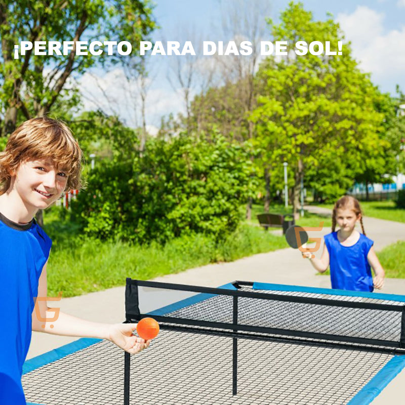 🏓 Mesa De Juegos Beer Pong Portable 2 En 1 Facil De Instalar🤪 
