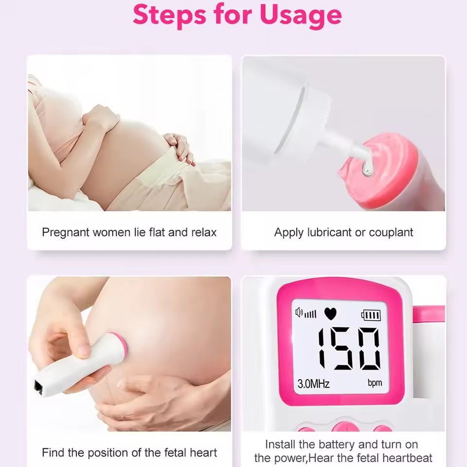 FETAL DOPPLER™ ❤️ Sonidos del Corazón – El Diario Sonoro de tu Bebé