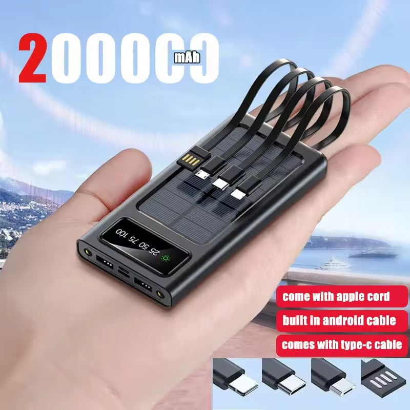 ⚡ POWERSUN™ – El Power Bank Solar que No Te Deja Sin Batería - Múltiples Puertos 📳