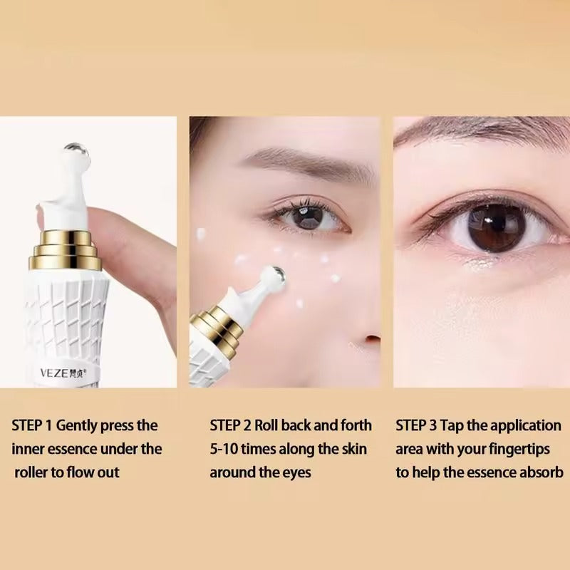 Adiós a Ojeras y Líneas de Expresión en 60 Segundos Serum Roll-On de Colágeno y Retinol✨