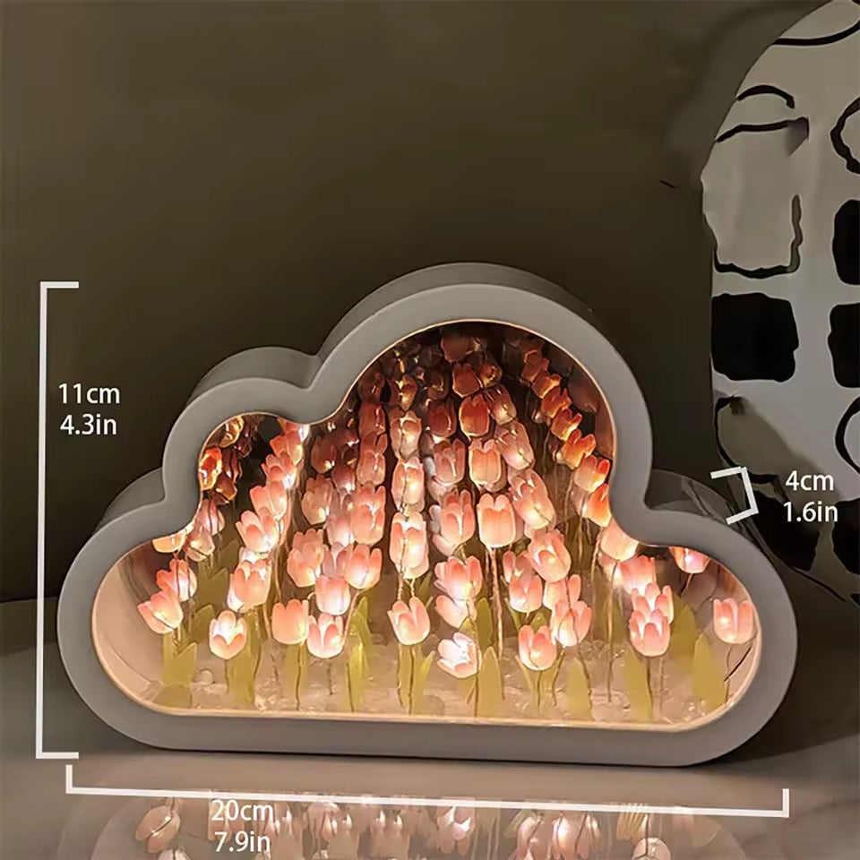 LÁMPARA DE TULIPANES🌷✨ - ¡Transforma tus espacios en un rincón de ensueño! OFERTA ESPECIAL DEL MES👇