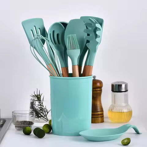 🍳 Set de 19 Utensilios de Cocina – Todo en un solo paquete, práctico, elegante y duradero👇