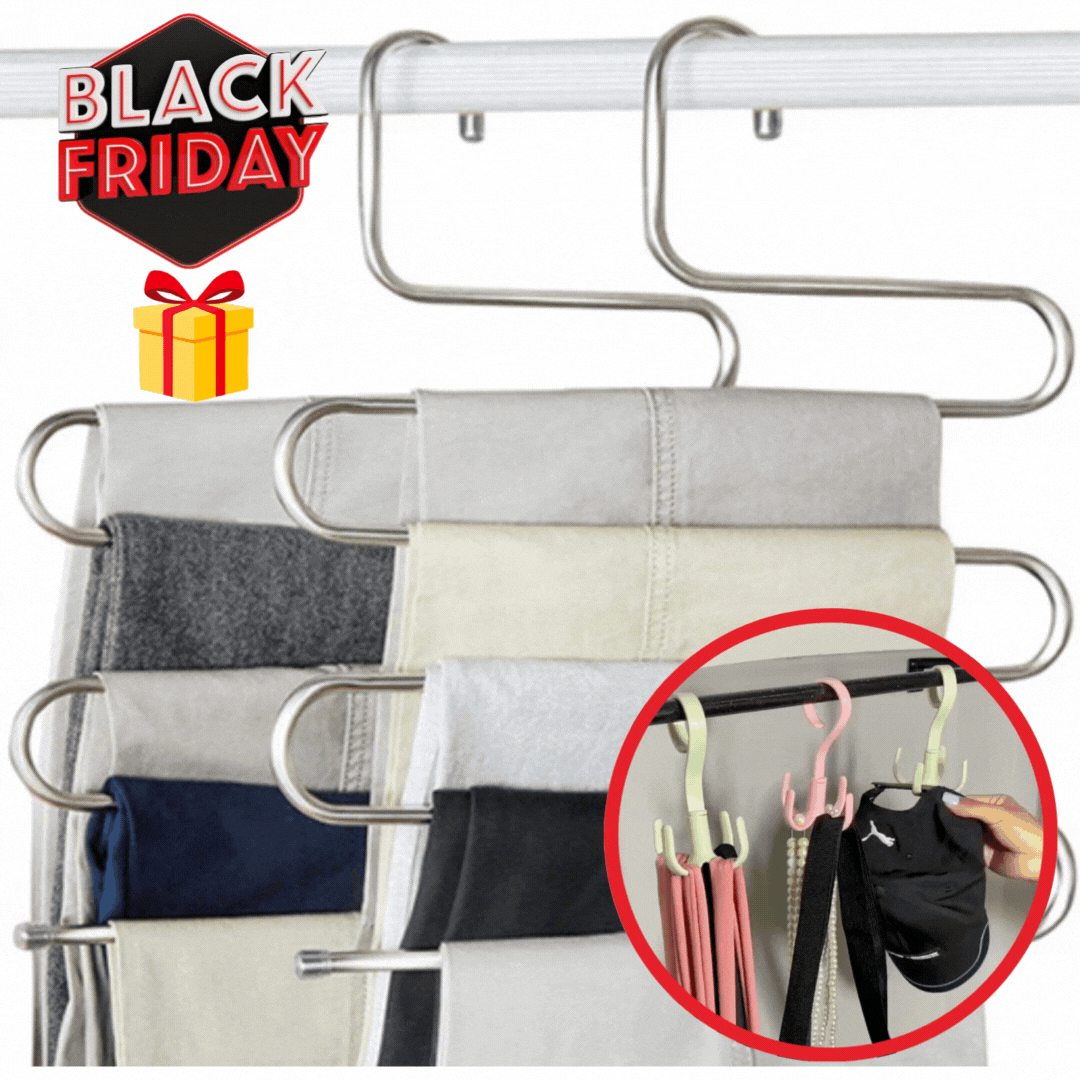 COMPRA 4 GANCHOS 5 NIVELES Y TE OBSEQUIAMOS 4 GANCHOS GIRATORIOS🤩