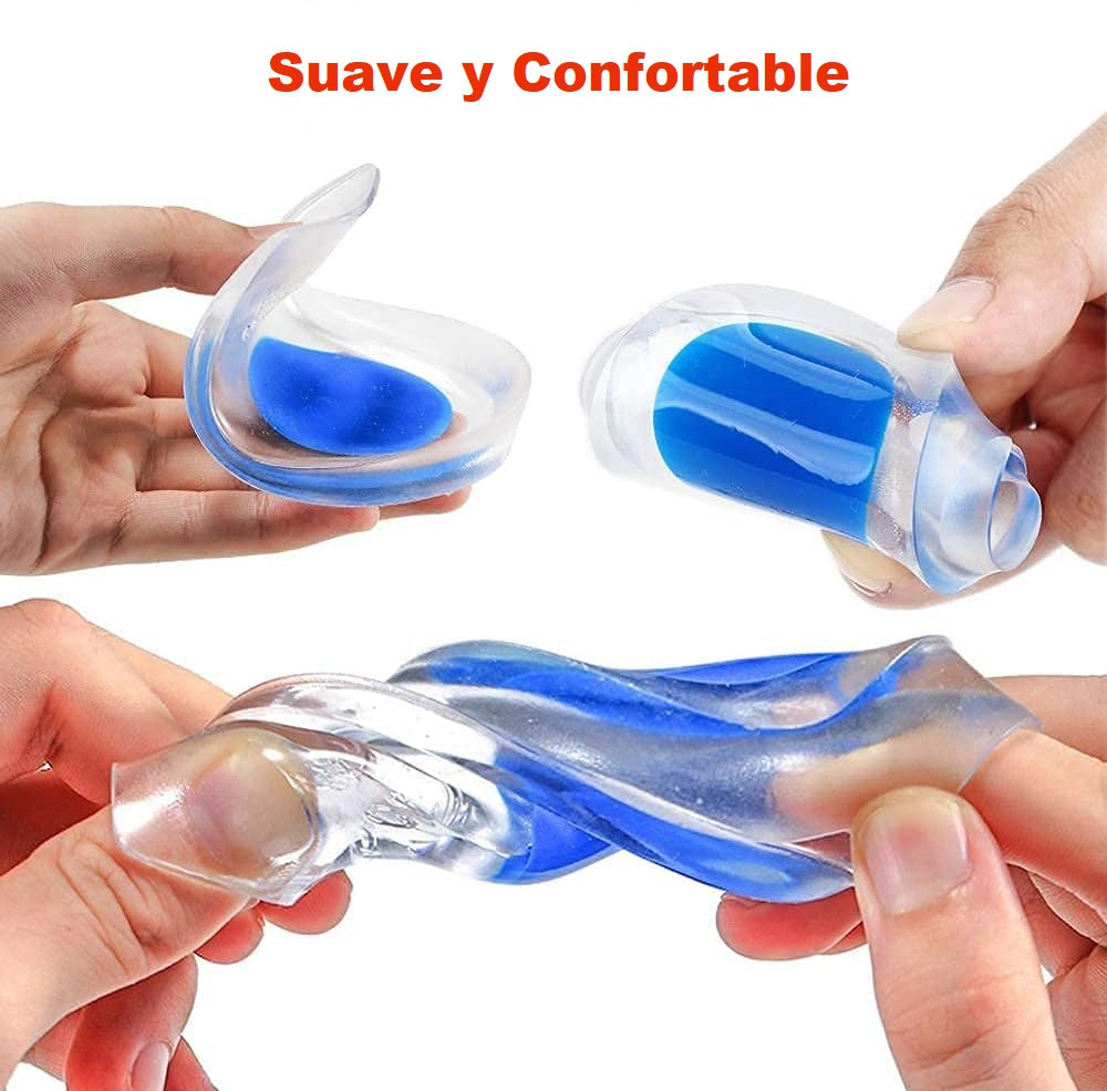 ¡Revitaliza tus Pies, Vive Sin Dolor! Combo Comfort: Taloneras(2) y Tapete Masajeador Eléctrico