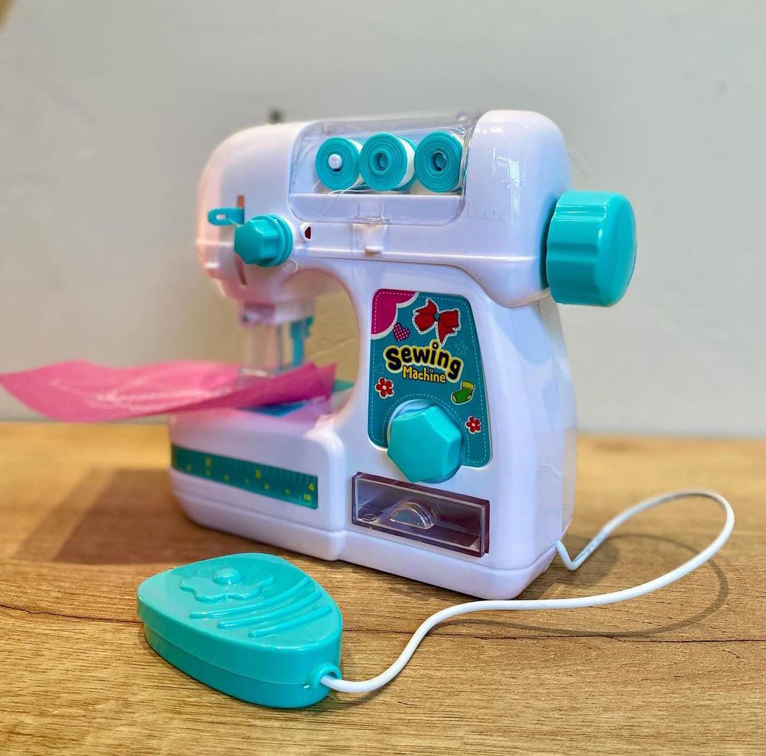 🧵MAQUINA DE COSER DE JUGUETE CON GUIA DE VESTIDOS👗 Envio Gratis + Pago en Casa