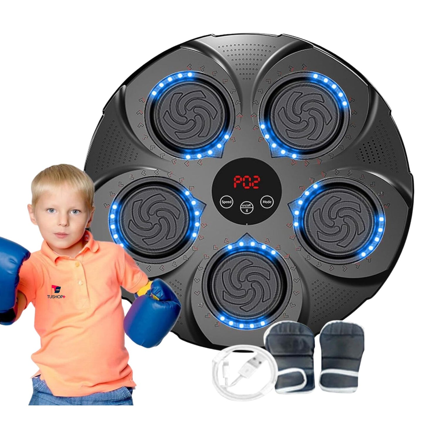 TABLA DE BOXEO PUSH MUSICAL- Diversión, Ritmo y Entrenamiento en Uno 🥊🎵