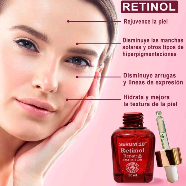 ✨DESCUBRE EL PODER DE RETINOL 10: Piel Firme, Radiante y Rejuvenecida ✨ PAGA 1️⃣ LLEVA 2️⃣ SOLO POR HOY👇