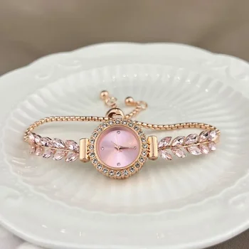 Reloj de Lujo con Cristal: Diseñado para Brillar en Cada Momento ✨⏱ PRECIO DE REMATE👇