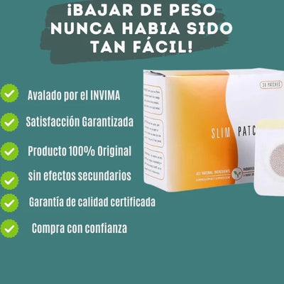 Transforma tu Cuerpo en 30 Días 💪✨ Con Slim Patch ¡OFERTA SOLO POR ESTE MES!👇